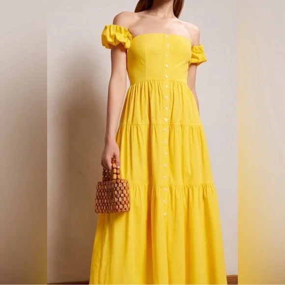 Staud Elio Dress/Size Small - Picture 2 of 10